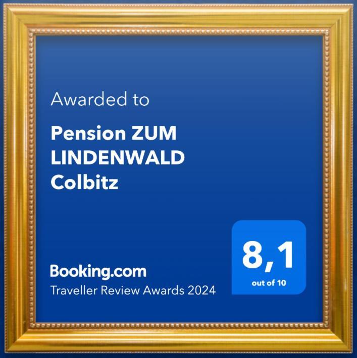 Pension Zum Lindenwald Colbitz Exterior foto